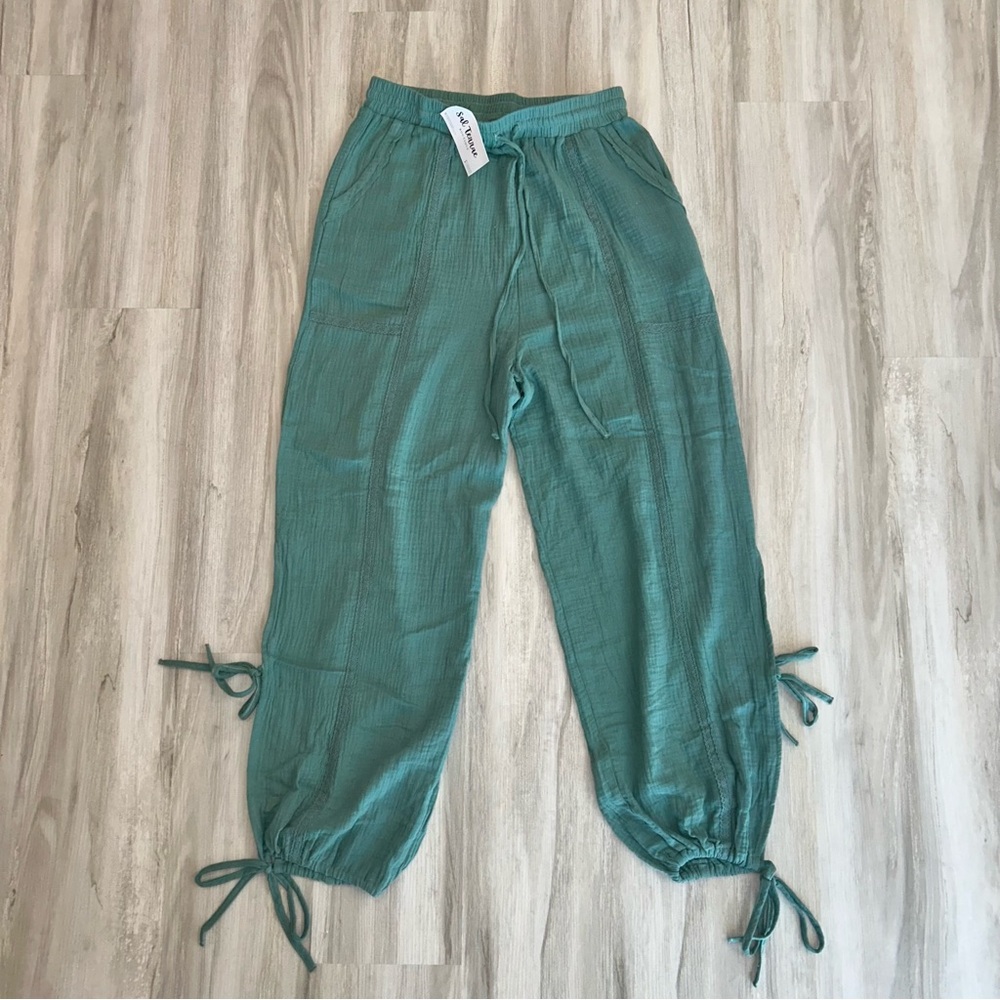 NWT NEWMO Side-Ties Pant Joggers - Picture 3 of 9